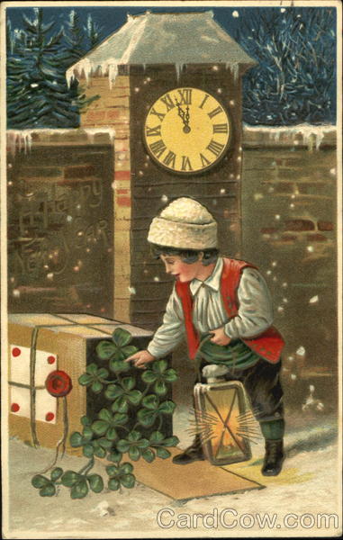 Boy with Clovers Children