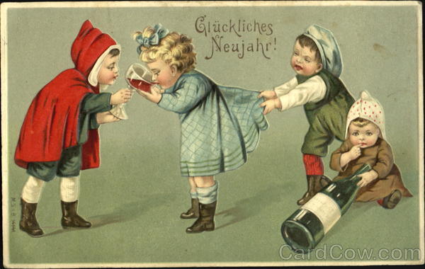 Gluckliches Neujahr! Children