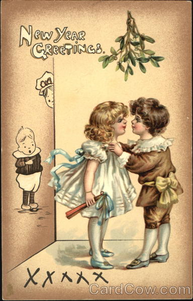 New Year Greetings Children