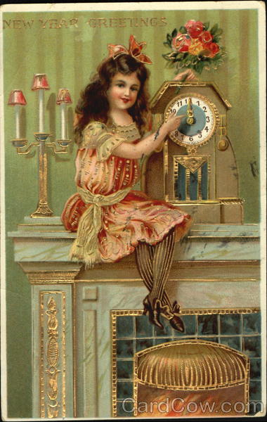 New Year Greetings Children