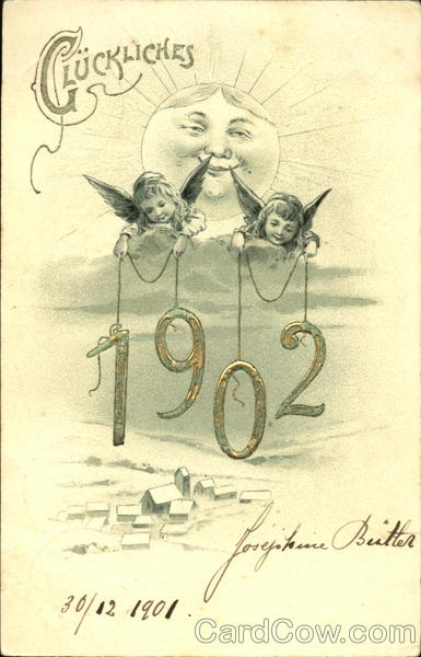 Gluckliches 1902 Year Dates