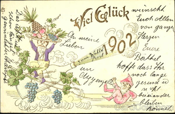 Viel Gluck 1902 Year Dates