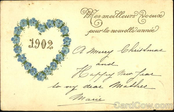 Mes Meilleurs Vocns Pour La Nouvolldunnee 1902 Year Dates
