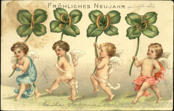 Frohliches Neujahr 1903 Year Dates