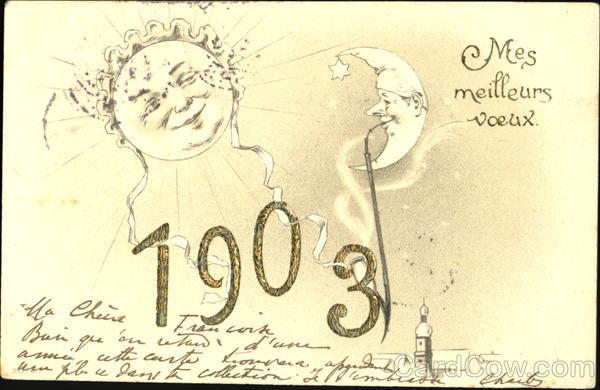 Mes Meilleurs Voeux 1903 Year Dates