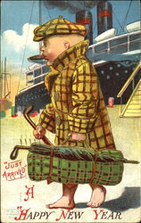 Just Arrived A Happy New Year Postcard