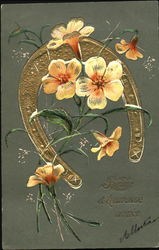 Bonne Et Heureuse Annee Postcard