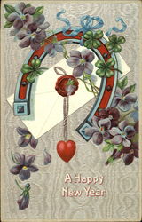 A Happy New Year Postcard