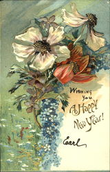 Wishing You A Happy New Year! Postcard