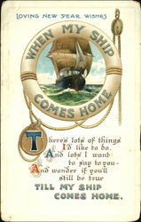 Loving New Year Wishes Postcard