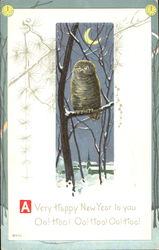 A Very Happy New Year To You Postcard