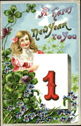 A Happy New Year To You Postcard