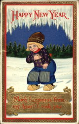 Happy New Year Postcard