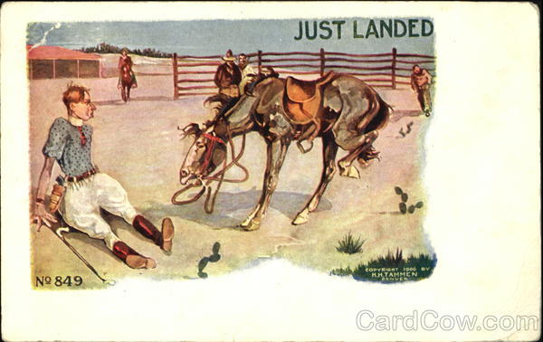 Just Landed Cowboy Western