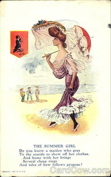 The Summer Girl Caricatures