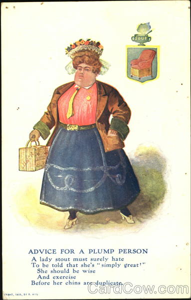 Advice For A Plump Person Caricatures