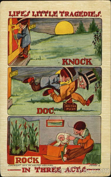 Life's Little Tragedies In Three Acts Comic, Funny