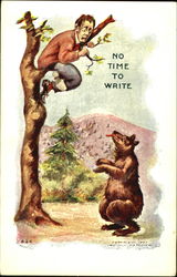 No Time To Write Postcard