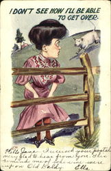 I Don't See How I'll Be Able To Get Over Postcard