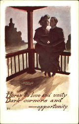 Here's To Love And Unity Dark Corners And Opportunity Postcard