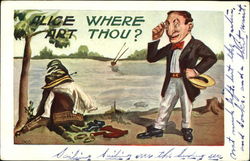 Alice Where Art Thou? Postcard