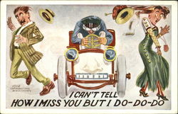 I Can't Tell How I Miss You But I Do-Do-Do Postcard