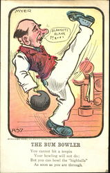 The Bum Bowler Postcard