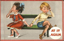 At It Again Postcard