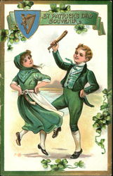 St. Patrick's Day Souvenir Postcard