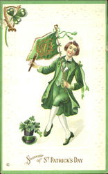 Souvenir Of St. Patrick's Day Postcard