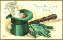 The Morn's Mornin To You! Remember Green Postcard