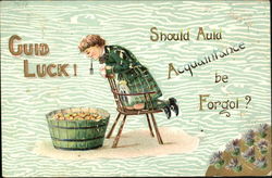Guid Luck! Should Auld Acquaintance Be Forgot? Postcard