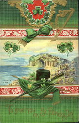 Fingal's Cave To Greet You On St. Patrick's Day Postcard
