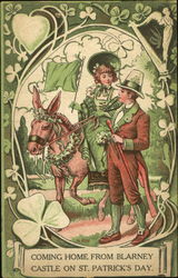 Coming Home From Blarney Castle On St. Patrick's Day Postcard