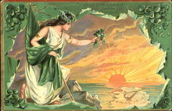 A Simple Little Shamrock That Grows On Erin's Isle Postcard