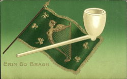 Erin Go Bragh St. Patrick's Day Souvenir Postcard