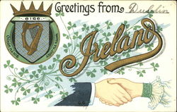 Greetings From Ireland St. Patrick's Day Postcard Postcard