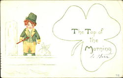 The Top Of The Morning St. Patrick's Day Postcard Postcard