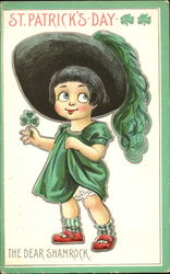 St. Patrick's Day The Dear Shamrock Postcard Postcard