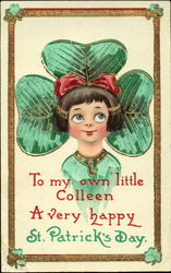 To My Own Little Colleen A Very Happy St. Patrick's Day Postcard