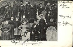 A Hungarian (Irish) Wedding Freeland, PA Postcard Postcard