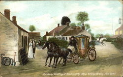 Runaway Wedding At Blacksmiths Shop Gretna Green Too Late Postcard