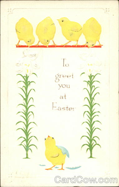 I Greet You at Easter With Chicks