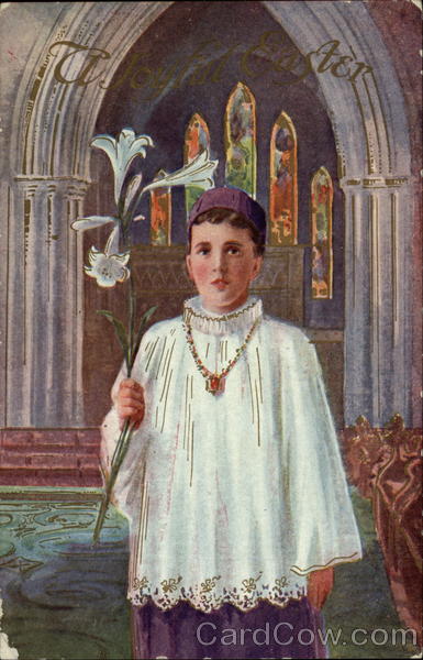 Altar Boy with Lily With Children