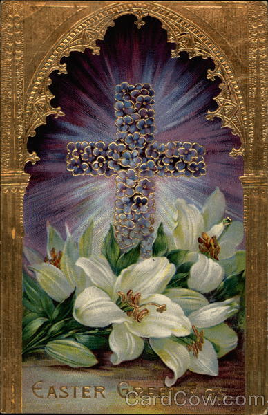A cross and lilies Crosses