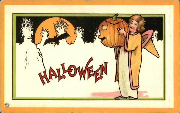 A child's Halloween Greetings