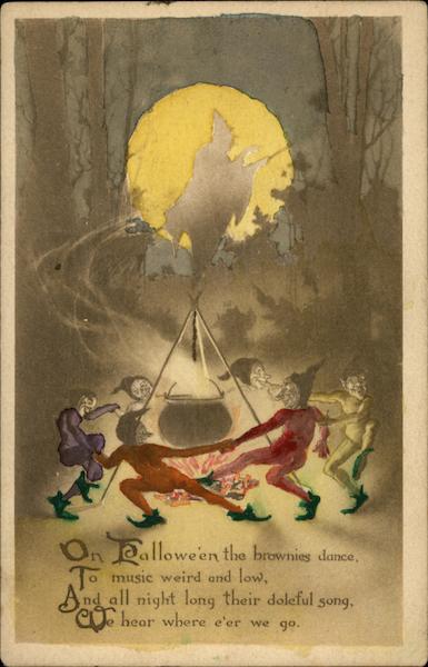 On Halloween the Brownies Dance