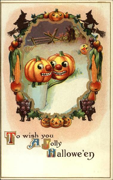 To wish you A Jolly Halloween