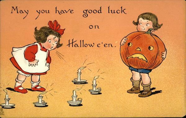 May you have good luck on Halloween