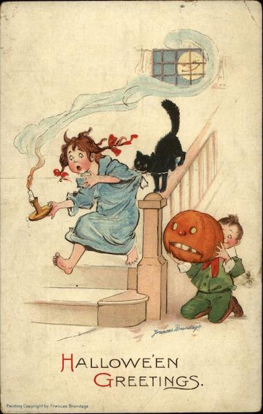 Halloween Greetings Frances Brundage